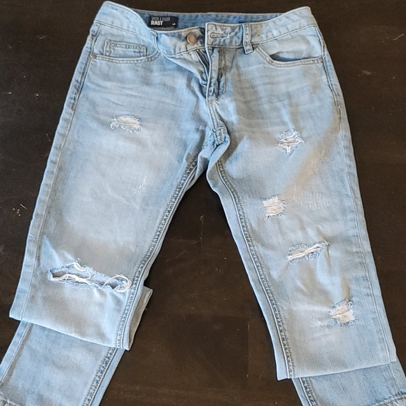 William Rast Boyfriend sz 25 Distressed EUC - Picture 1 of 8